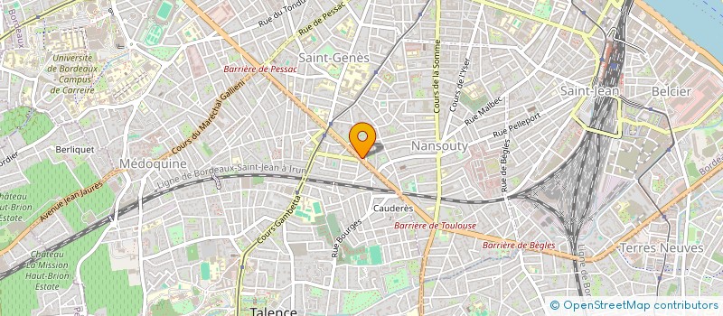 localisation de l'entreprise MADAME AGNES COUILLANDEAU à BORDEAUX