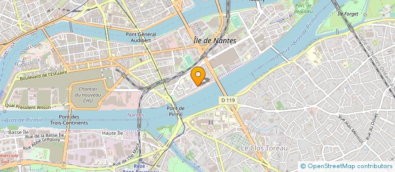 localisation de l'entreprise MADAME AGNES COURAUD à NANTES