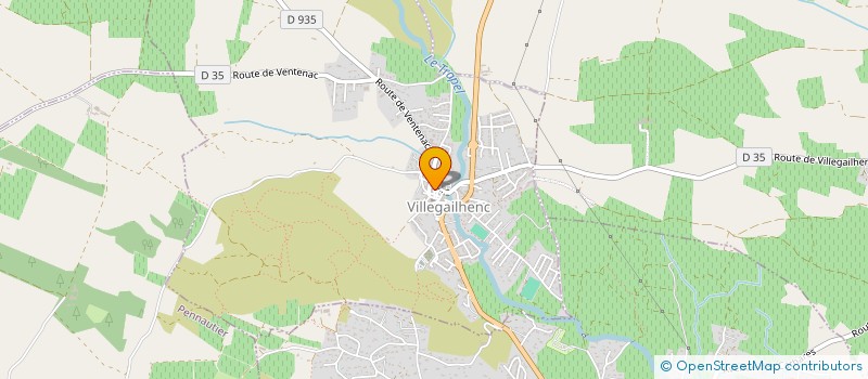 localisation de l'entreprise MADAME AGNES CROUZAT  CONQUES-SUR-ORBIEL