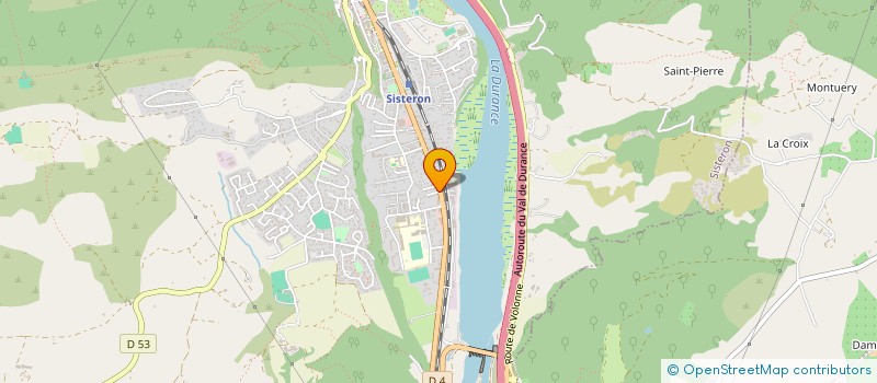 localisation de l'entreprise MADAME AGNES CRUAU  SISTERON