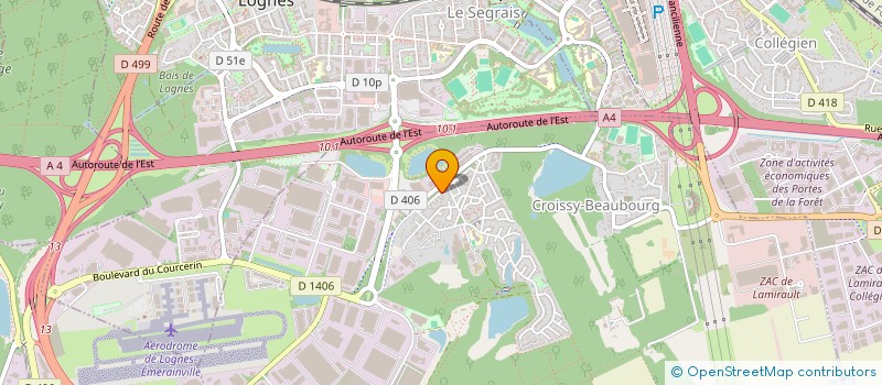 localisation de l'entreprise MADAME AGNES CUISANCE  CROISSY-BEAUBOURG