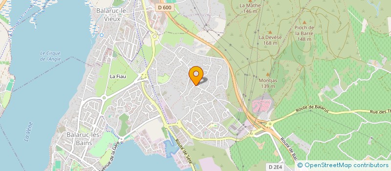 localisation de l'entreprise MADAME AGNES D ARTIGUES  BALARUC-LES-BAINS