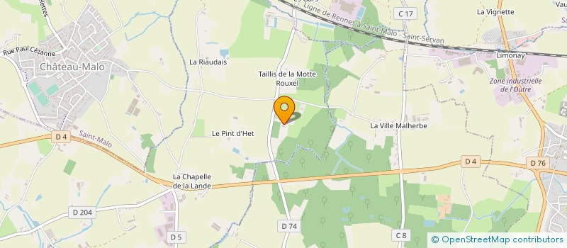 localisation de l'entreprise MADAME AGNES D HALLUIN  SAINT-JOUAN-DES-GUERETS