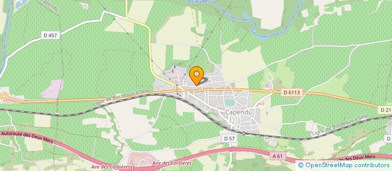 localisation de l'entreprise MADAME AGNES DAL-MAS  CAPENDU