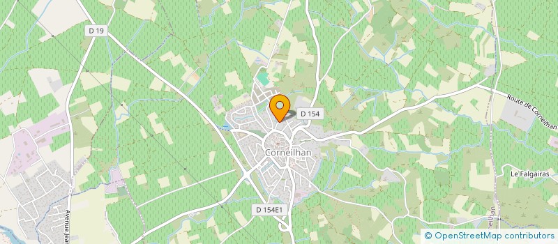 localisation de l'entreprise MADAME AGNES DALOU  CORNEILHAN