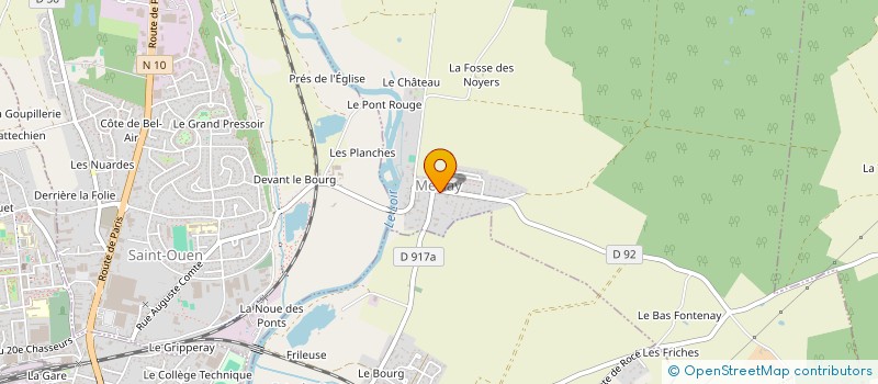 localisation de l'entreprise MADAME AGNES DALY  MESLAY