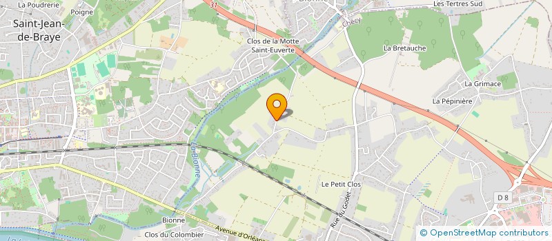 localisation de l'entreprise MADAME AGNES DANGAUTHIER  CHECY