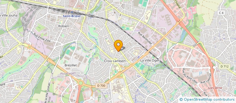 localisation de l'entreprise MADAME AGNES DARCEL  SAINT-BRIEUC