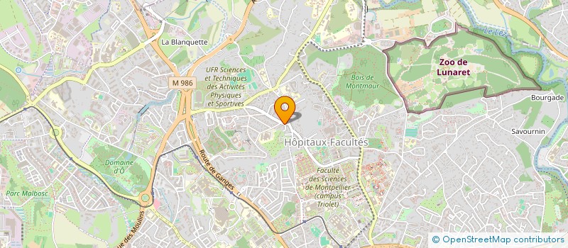 localisation de l'entreprise MADAME AGNES DARDENNE à MONTPELLIER