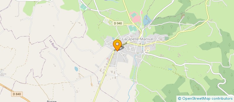 localisation de l'entreprise MADAME AGNES DARDENNES  LACAPELLE-MARIVAL