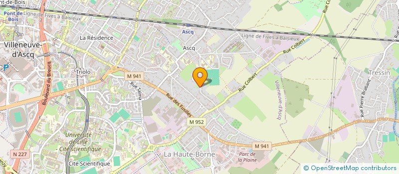 localisation de l'entreprise MADAME AGNES DARONDEL à VILLENEUVE-D'ASCQ