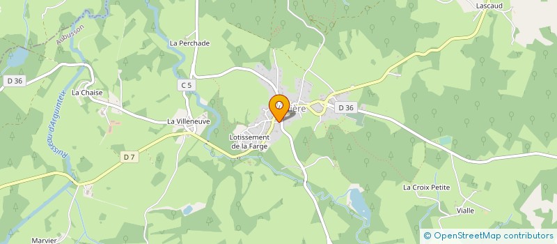 localisation de l'entreprise MADAME AGNES DAUPHINON à VALLIERE