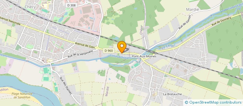 localisation de l'entreprise MADAME AGNES DE BODMAN à CHECY