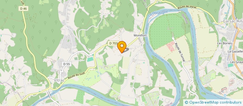 localisation de l'entreprise MADAME AGNES DE COSTER  VITRAC