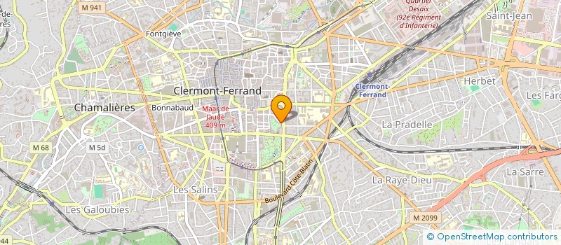 localisation de l'entreprise MADAME AGNES DE LA CHAPELLE  CLERMONT-FERRAND