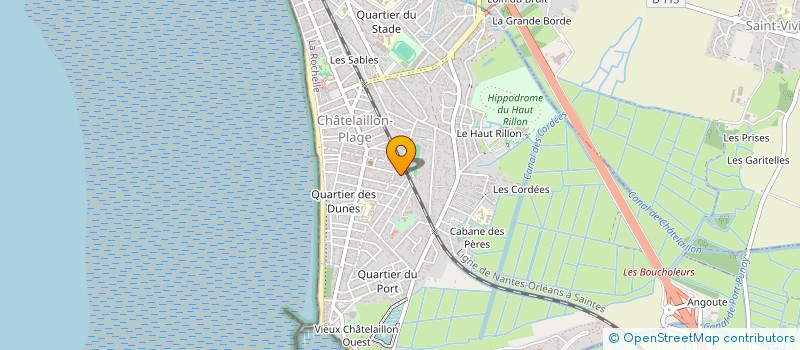 localisation de l'entreprise MADAME AGNES DE WEVER à CHATELAILLON-PLAGE