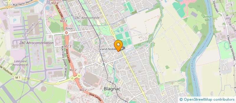 localisation de l'entreprise MADAME AGNES DE WINTER à BLAGNAC