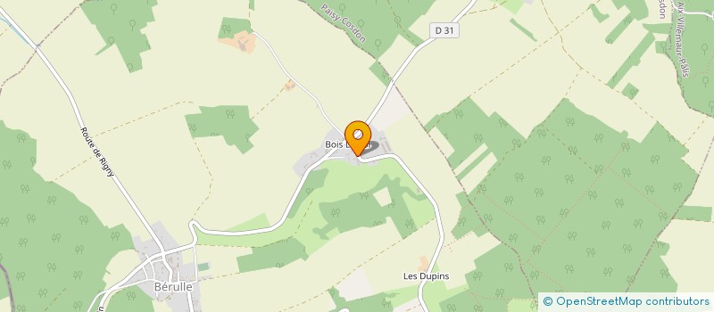 localisation de l'entreprise MADAME AGNES DEBEVE  BERULLE