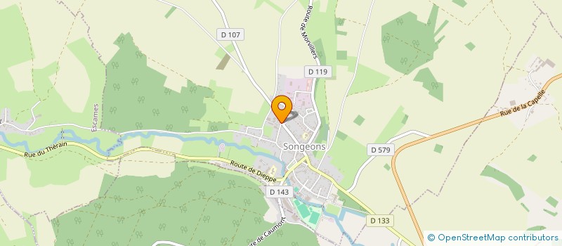 localisation de l'entreprise MADAME AGNES DECOSTER  SONGEONS