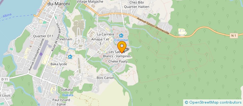 localisation de l'entreprise MADAME AGNES DEEL à SAINT-LAURENT-DU-MARONI