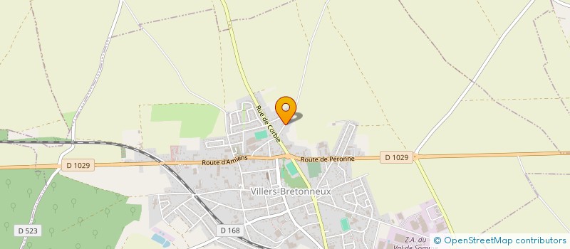 localisation de l'entreprise MADAME AGNES DEJONGHE  VAIRE-SOUS-CORBIE