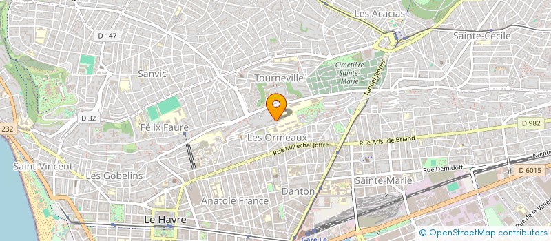 localisation de l'entreprise MADAME AGNES DELAMARE à LE HAVRE