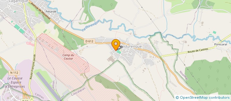 localisation de l'entreprise MADAME AGNES DELAMARE  VALDURENQUE