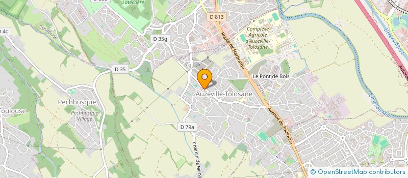 localisation de l'entreprise MADAME AGNES DELATTRE à AUZEVILLE-TOLOSANE