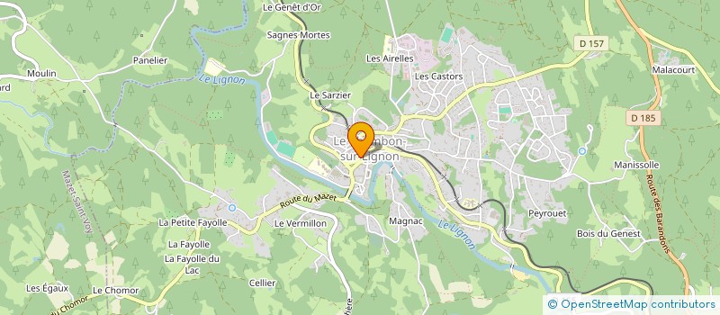 localisation de l'entreprise MADAME AGNES DELOLME à LE CHAMBON-SUR-LIGNON