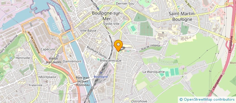localisation de l'entreprise MADAME AGNES DELRUE à BOULOGNE-SUR-MER