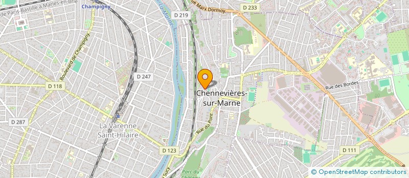 localisation de l'entreprise MADAME AGNES DEMAEGDT à CHENNEVIERES-SUR-MARNE