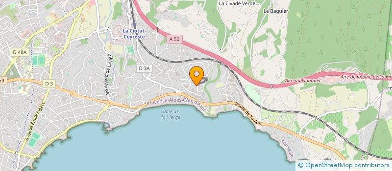 localisation de l'entreprise MADAME AGNES DENOIX  LA CIOTAT