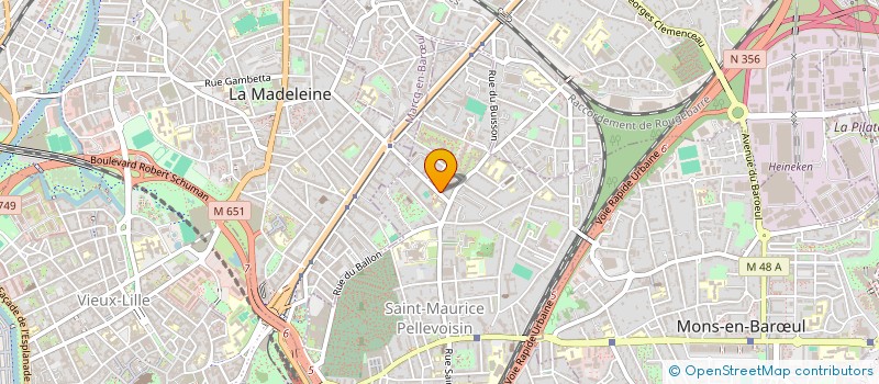 localisation de l'entreprise MADAME AGNES DEROME à LILLE