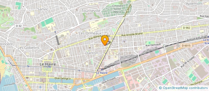 localisation de l'entreprise MADAME AGNES DES LIGNERIS à LE HAVRE