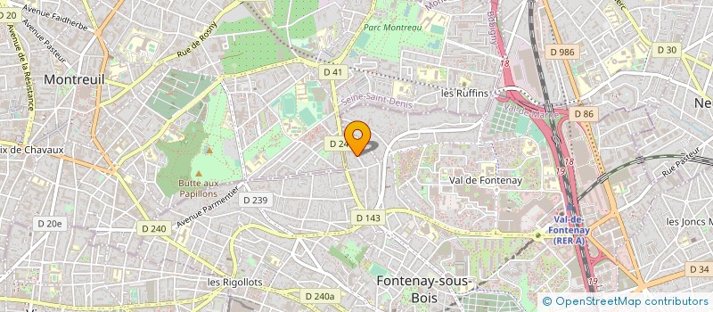 localisation de l'entreprise MADAME AGNES DESCHAMPS à FONTENAY-SOUS-BOIS