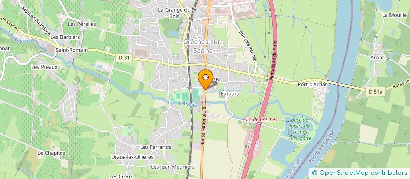 localisation de l'entreprise MADAME AGNES DESGOUTTES  CRECHES-SUR-SAONE