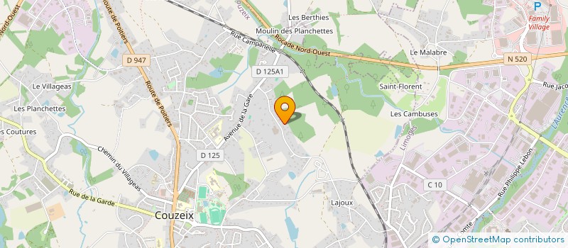 localisation de l'entreprise MADAME AGNES DESNOYER  COUZEIX