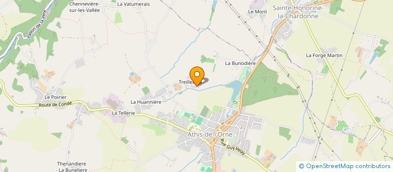localisation de l'entreprise MADAME AGNES DESVIGNES à ATHIS-VAL DE ROUVRE