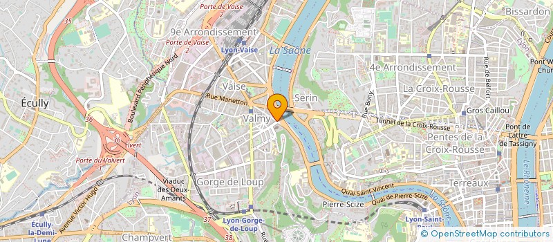 localisation de l'entreprise MADAME AGNES DETRY  LYON