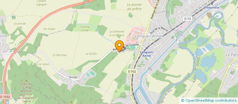 localisation de l'entreprise MADAME AGNES DIA EBOA  LONGUEIL-ANNEL