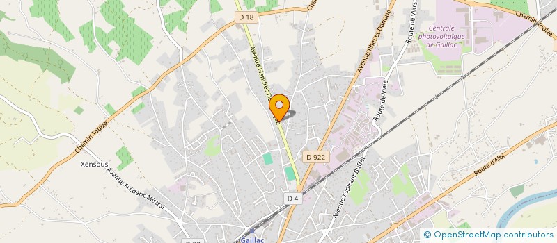 localisation de l'entreprise MADAME AGNES DIDIER  GAILLAC