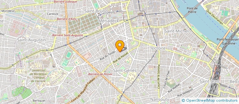 localisation de l'entreprise MADAME AGNES DIRIBARNE  BORDEAUX