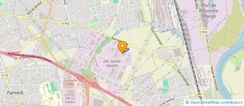 localisation de l'entreprise MADAME AGNES DISS  FLORANGE