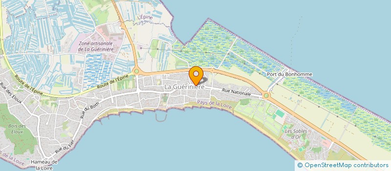 localisation de l'entreprise MADAME AGNES DOURLET  LA GUERINIERE