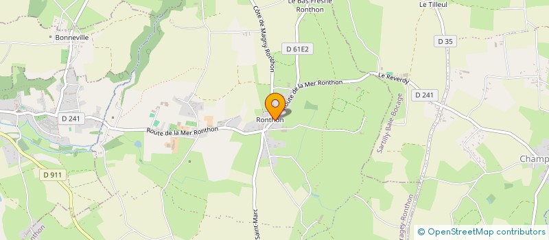 localisation de l'entreprise MADAME AGNES DUBOIS  DRAGEY-RONTHON