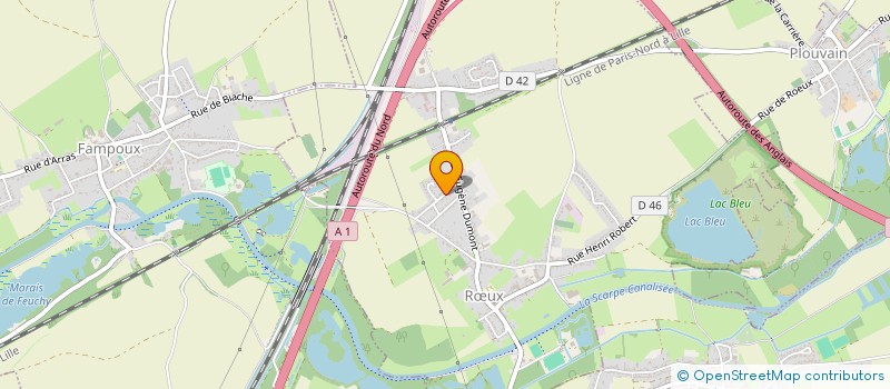 localisation de l'entreprise MADAME AGNES DUBRAY  RUX