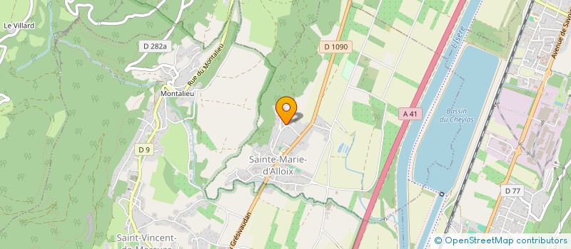 localisation de l'entreprise MADAME AGNES DUBREUIL  SAINTE MARIE D'ALLOIX