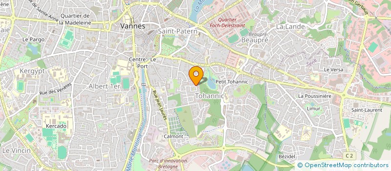 localisation de l'entreprise MADAME AGNES DUCHENE à VANNES
