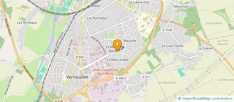 localisation de l'entreprise MADAME AGNES DULONDEL à DREUX