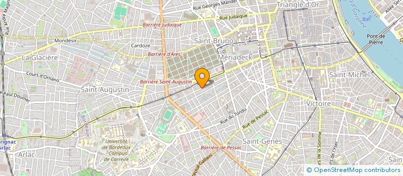 localisation de l'entreprise MADAME AGNES DUMENIL à BORDEAUX